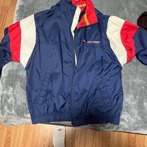 Tommy Hilfiger Navy and Red Windbreaker